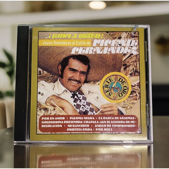 JOYAS RANCHERAS AL ESTILO DE VICENTE FERNANDEZ - (Music CD, 1992) - 11 Tracks - Picture 1 of 6